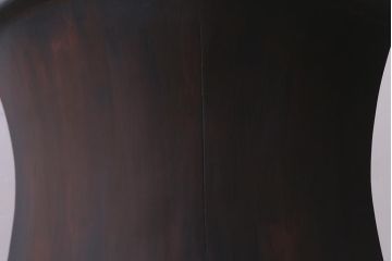 ビンテージ家具　ペイント　本革使用の高級感あふれるチェア(椅子、ダイニングチェア)(R-042890)