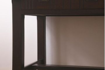 アンティーク家具　和製アンティーク　大正ロマン　重厚な佇まいが素敵な作業台(ダイニングテーブル、机)(R-042894)