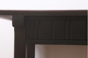 アンティーク家具　和製アンティーク　大正ロマン　重厚な佇まいが素敵な作業台(ダイニングテーブル、机)(R-042894)