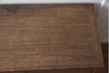 和製アンティーク　昭和初期　総桐材　呉服店で使われていた側面開きのガラスケース(ショーケース、飾り棚、陳列棚)(R-042899)