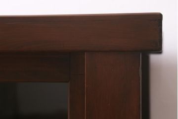 アンティーク家具　ヒノキ材　4枚引き戸　6尺水屋サイドボード(水屋箪笥、戸棚、収納棚)(R-042905)