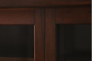 アンティーク家具　ヒノキ材　4枚引き戸　6尺水屋サイドボード(水屋箪笥、戸棚、収納棚)(R-042905)