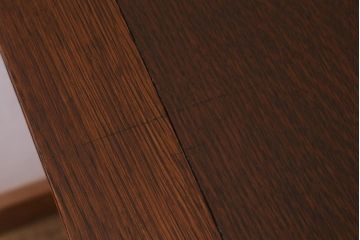 アンティーク家具　イギリスアンティーク　上手物!　オーク材　華やかなバルボスレッグのドローリーフテーブル(エクステンションテーブル、ダイニングテーブル)(R-042908)