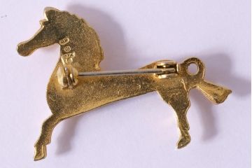 ヴィンテージアクセサリー　馬のモチーフのビンテージブローチ(R-042912)