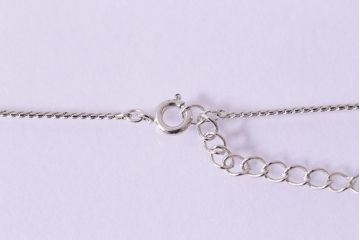 ヴィンテージアクセサリー　デルフト焼き　シックなネックレス(ペンダント、ビンテージ)(R-042920)