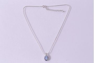 ヴィンテージアクセサリー　デルフト焼き　シックなネックレス(ペンダント、ビンテージ)(R-042920)