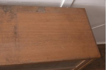 レトロ家具　昭和中期　シンプルで大振りなガラスケース(ショーケース、陳列棚)(R-042933)