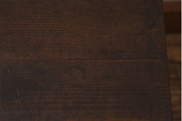 アンティーク家具　明治大正期　大きめの丸金具がアクセントの小引き出し(卓上収納、小物収納)(R-042940)