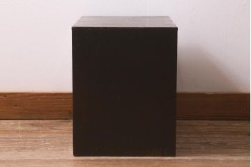 アンティーク家具　明治大正期　大きめの丸金具がアクセントの小引き出し(卓上収納、小物収納)(R-042940)