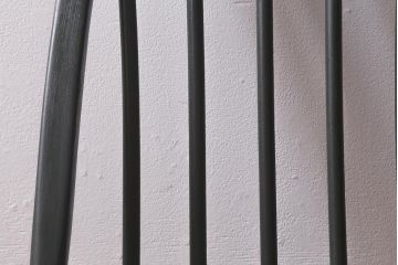 ヴィンテージ家具　ERCOL(アーコール)　ペイント　ダークグリーンがおしゃれなバイカラーのクエーカーチェア(ダイニングチェア、椅子、ビンテージ)(R-042942)