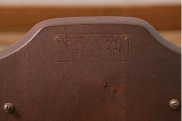 ヴィンテージ家具　イギリスビンテージ　ERCOL(アーコール)　希少!洗練されたデザインのラダーバックチェア(ダイニングチェア、椅子)(R-042957)