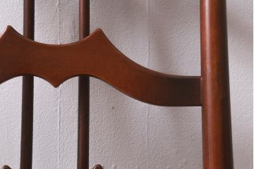 ヴィンテージ家具　イギリスビンテージ　ERCOL(アーコール)　希少!洗練されたデザインのラダーバックチェア(ダイニングチェア、椅子)(R-042958)