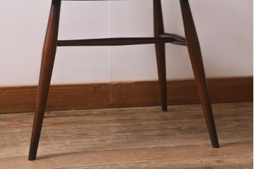 ヴィンテージ家具　イギリスビンテージ　ERCOL(アーコール)　希少!洗練されたデザインのラダーバックチェア(ダイニングチェア、椅子)(R-042958)