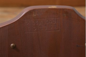 ヴィンテージ家具　イギリスビンテージ　ERCOL(アーコール)　希少!洗練されたデザインのラダーバックチェア(ダイニングチェア、椅子)(R-042958)