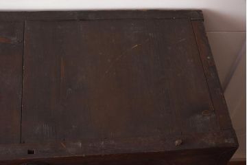 アンティーク家具　明治期　前面欅(ケヤキ)材　味わい漂う衣装箪笥(時代箪笥、収納箪笥、チェスト、引き出し)(R-042962)