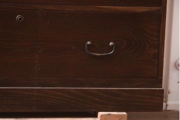 和製アンティーク　昭和中期　三方桑材　桐材　高級品!和モダンな雰囲気づくりにおすすめの重ね箪笥(和箪笥、衣装箪笥)(R-042965)