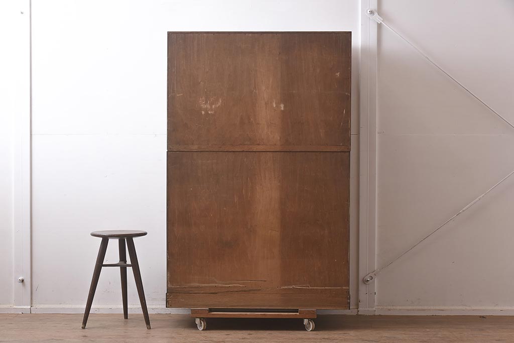 和製アンティーク　昭和中期　三方桑材　桐材　高級品!和モダンな雰囲気づくりにおすすめの重ね箪笥(和箪笥、衣装箪笥)(R-042965)