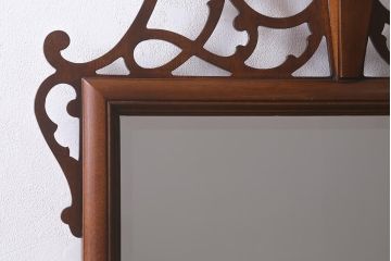 在庫未使用品　IDC大塚家具　ヒッコリーチェア社(HICKORY CHAIR)　2230-00　ミラー(ウォールミラー、壁掛け鏡)(定価約12万円)(R-042973)