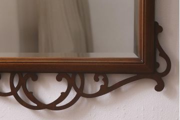 在庫未使用品　IDC大塚家具　ヒッコリーチェア社(HICKORY CHAIR)　2230-00　ミラー(ウォールミラー、壁掛け鏡)(定価約12万円)(R-042973)