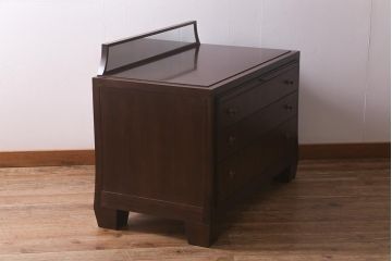 在庫未使用品　IDC大塚家具　ヘンレドン(HENREDON)　Barbara Barry　B8003-06　WN　ナイトテーブル(チェスト)(定価約75万円)(R-042974)