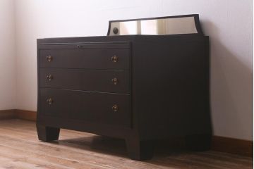 在庫未使用品　IDC大塚家具　ヘンレドン(HENREDON)　Barbara Barry　B8003-06　WN　ナイトテーブル(チェスト)(定価約75万円)(R-042975)