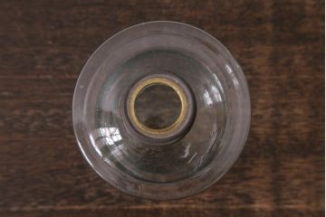 ビンテージ雑貨　シンプルなデザインの卓上オイルランプ(灯油ランプ)(R-042987)