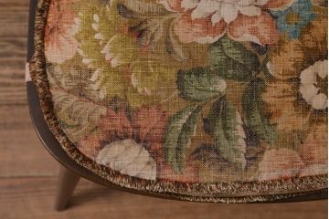 ヴィンテージ家具　ERCOL(アーコール)　クッション付き　カントリースタイルにも合うクエーカーチェア(椅子、ビンテージ)(R-042989)