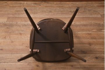 ヴィンテージ家具　ERCOL(アーコール)　クッション付き　カントリースタイルにも合うクエーカーチェア(椅子、ビンテージ)(R-042989)