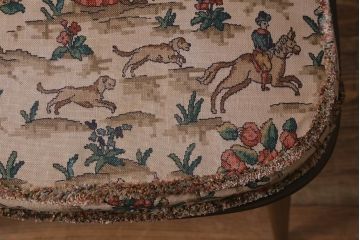 ヴィンテージ家具　ERCOL(アーコール)　クッション付き　カントリースタイルにも合うクエーカーチェア(椅子、ビンテージ)(R-042990)