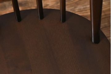 ヴィンテージ家具　ERCOL(アーコール)　クッション付き　カントリースタイルにも合うクエーカーチェア(椅子、ビンテージ)(R-042990)