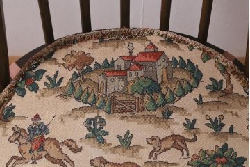 ヴィンテージ家具　ERCOL(アーコール)　クッション付き　カントリースタイルにも合うクエーカーチェア(椅子、ビンテージ)(R-042991)