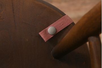 ヴィンテージ家具　ERCOL(アーコール)　クッション付き　カントリースタイルにも合うクエーカーチェア(椅子、ビンテージ)(R-042991)