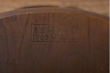 ヴィンテージ家具　ERCOL(アーコール)　クッション付き　カントリースタイルにも合うクエーカーチェア(椅子、ビンテージ)(R-042992)