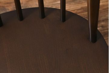 ヴィンテージ家具　ERCOL(アーコール)　クッション付き　カントリースタイルにも合うクエーカーチェア(椅子、ビンテージ)(R-042993)