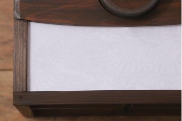 アンティーク照明　和製アンティーク　障子張り替え　和の風情漂う上品な天井照明(ペンダントライト、吊り下げ照明)(R-043001)