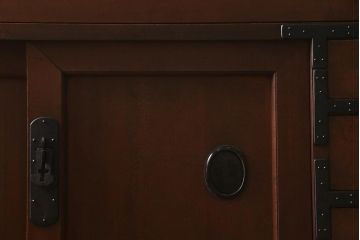 アンティーク家具　明治大正期　ヒノキ材　隠し付き　上品な佇まいが魅力の関西帳場箪笥(時代箪笥、収納棚)(R-043004)