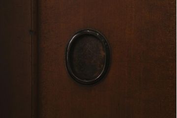 アンティーク家具　明治大正期　ヒノキ材　隠し付き　上品な佇まいが魅力の関西帳場箪笥(時代箪笥、収納棚)(R-043004)