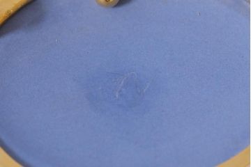 ヴィンテージアクセサリー　上品で可愛らしいブルーのブローチ(ペンダントトップ、チャーム、ビンテージ)(R-043007)
