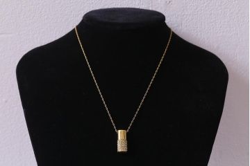 ビンテージアクセサリー　和製ビンテージ　クラシカルなデザインのネックレス(R-043016)