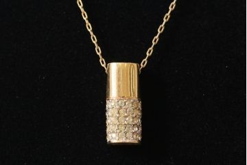 ビンテージアクセサリー　和製ビンテージ　クラシカルなデザインのネックレス(R-043016)