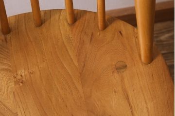 ヴィンテージ家具　イギリスビンテージ　ERCOL(アーコール)　ゴールドスミス　ナチュラルな木色のチェア (ダイニングチェア、椅子)(R-043029)