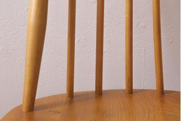 ヴィンテージ家具　イギリスビンテージ　ERCOL(アーコール)　ゴールドスミス　ナチュラルな木色のチェア (ダイニングチェア、椅子)(R-043030)