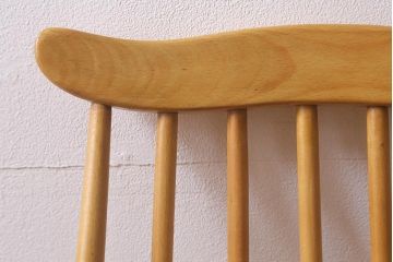 ヴィンテージ家具　イギリスビンテージ　ERCOL(アーコール)　ゴールドスミス　ナチュラルな木色のチェア (ダイニングチェア、椅子)(R-043030)