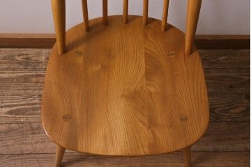 ヴィンテージ家具　イギリスビンテージ　ERCOL(アーコール)　ゴールドスミス　ナチュラルな木色のチェア (ダイニングチェア、椅子)(R-043030)