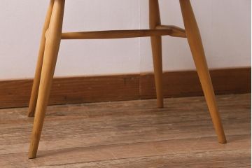 ヴィンテージ家具　イギリスビンテージ　ERCOL(アーコール)　ゴールドスミス　ナチュラルな木色のチェア (ダイニングチェア、椅子)(R-043030)