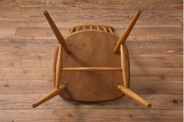 ヴィンテージ家具　イギリスビンテージ　ERCOL(アーコール)　ゴールドスミス　ナチュラルな木色のチェア (ダイニングチェア、椅子)(R-043031)