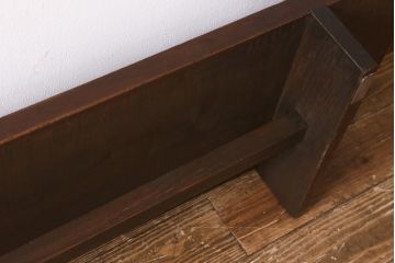 アンティーク家具　朴の木一枚板　大正昭和初期の味わい深い裁ち板(ローテーブル、作業台、飾り台、陳列台)(R-043034)