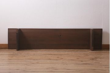 アンティーク家具　朴の木一枚板　大正昭和初期の味わい深い裁ち板(ローテーブル、作業台、飾り台、陳列台)(R-043035)