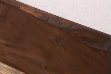 アンティーク家具　大正昭和初期　楓(カエデ)一枚板　大振りなサイズの裁ち板(ローテーブル、作業台、飾り台、陳列台)(R-043037)