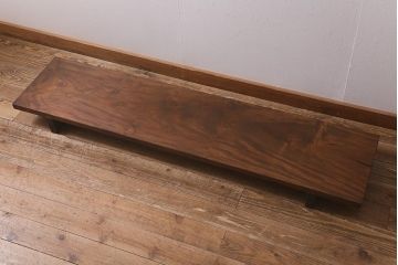 アンティーク家具　大正昭和初期　楓(カエデ)一枚板　大振りなサイズの裁ち板(ローテーブル、作業台、飾り台、陳列台)(R-043037)